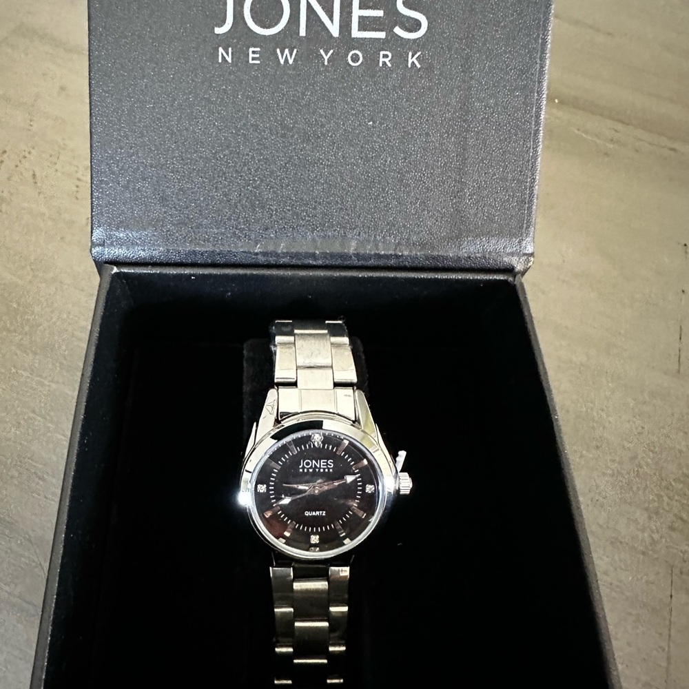 Jones New York Metallic Timepiece